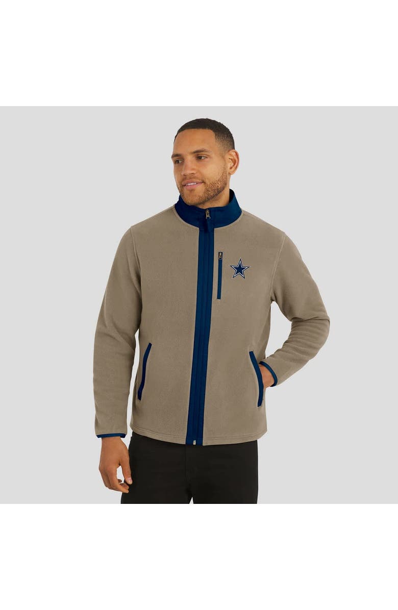 Darius Rucker Collection by Fanatics Men's NFL x Darius Rucker Collection by Fanatics  Tan Dallas Cowboys Heavyweight Polar Fleece Full-Zip Jacket, Alternate, color, Tan