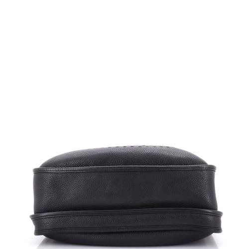 Pre-owned Hermes Hermes Evelyne Bag Gen Iii Clemence Gm In Black
