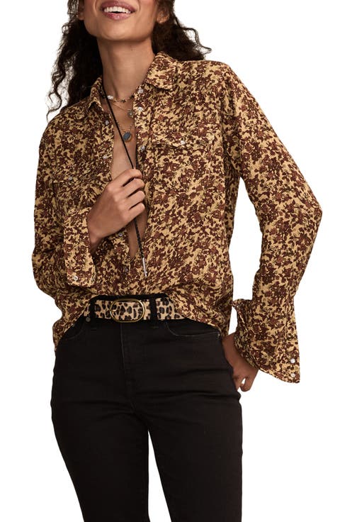 Print Western Shirt