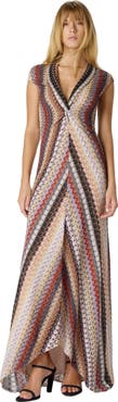 Missoni Long Dress With Knot And Neckline