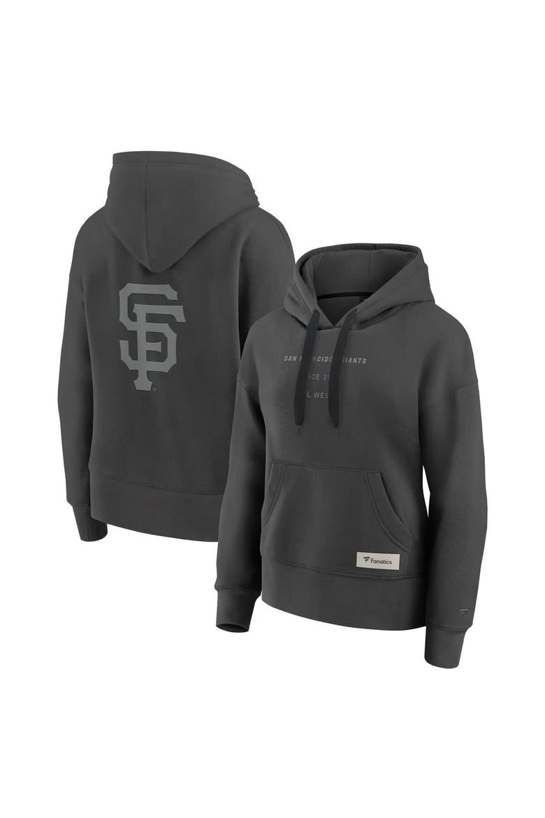 Women's Fanatics Charcoal San Francisco Giants Elements Future Ground Subtle Tonal Pullover Hoodie, Alternate, color, Charcoal