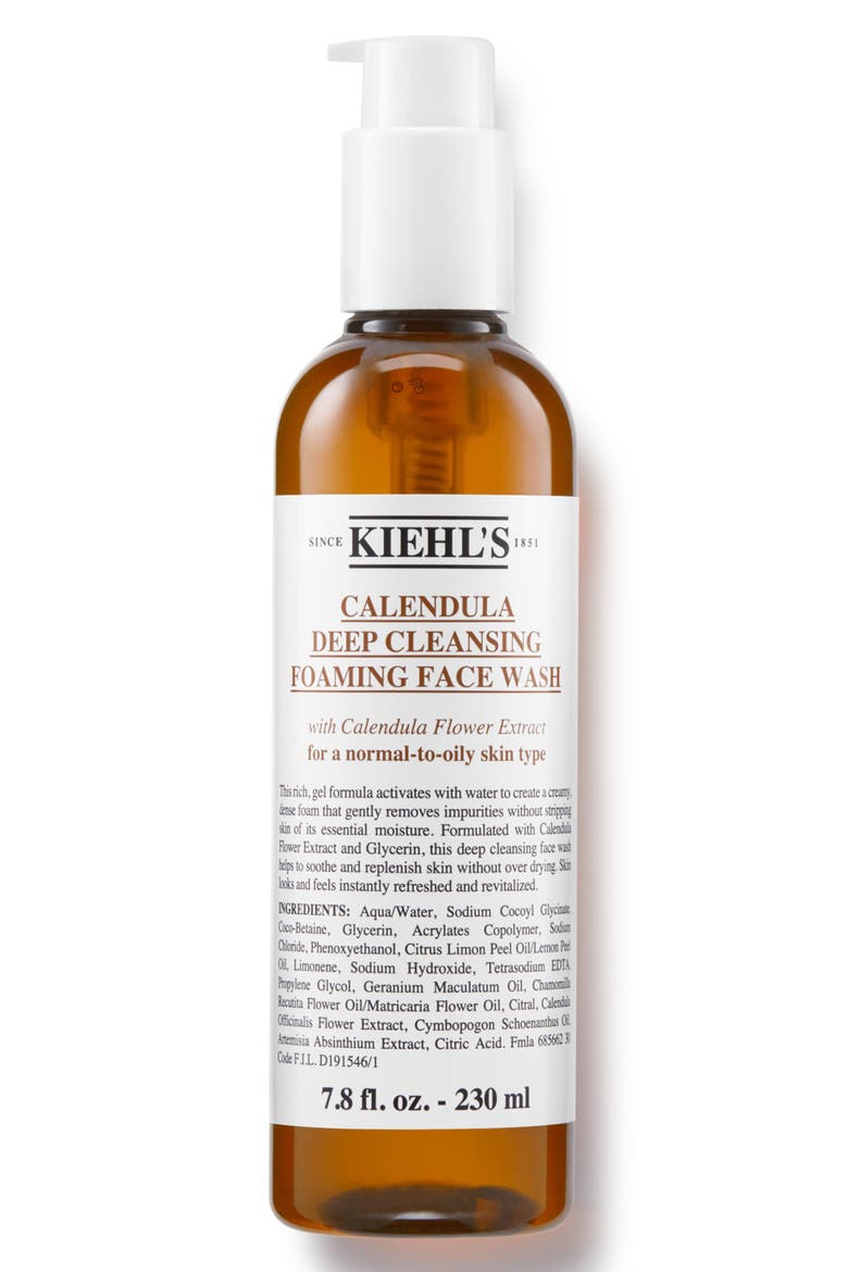 Calendula Deep Cleansing Foaming Face Wash, Alternate, color, NO COLOR
