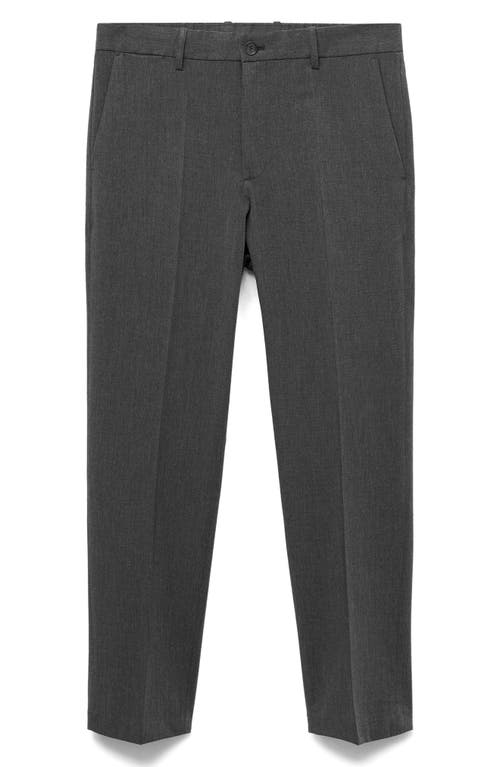 Mango Bologna Slim Fit Stretch Pants In Animal Print