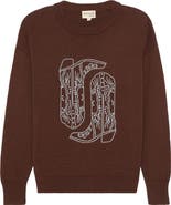 Ellsworth + Ivey Riley Crewneck Sweater - Cowgirl Boots