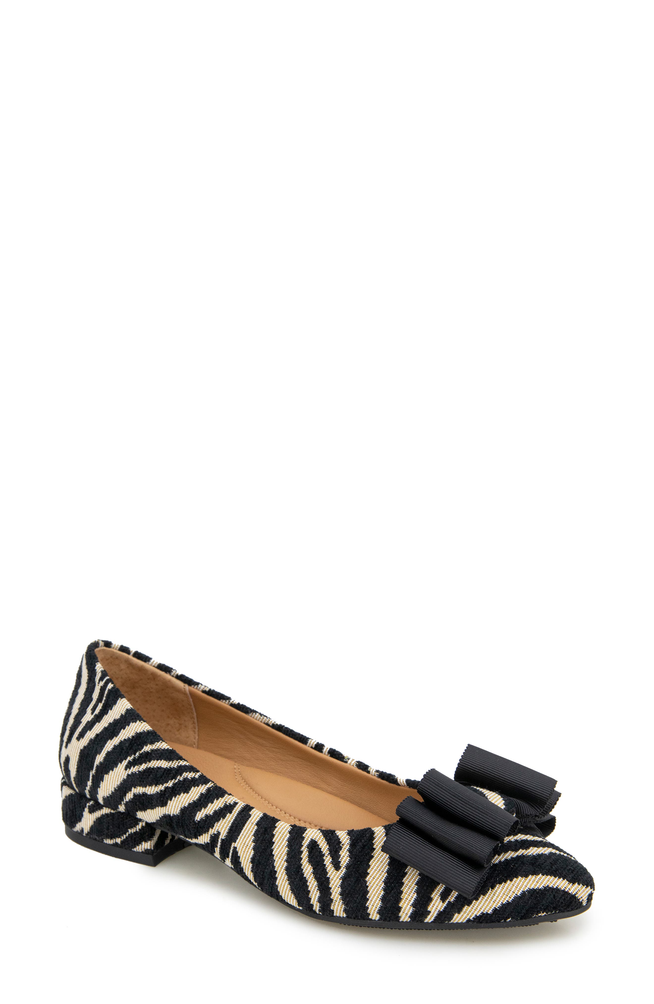 Gentle Souls Atlas Pump in Natural Zebra 