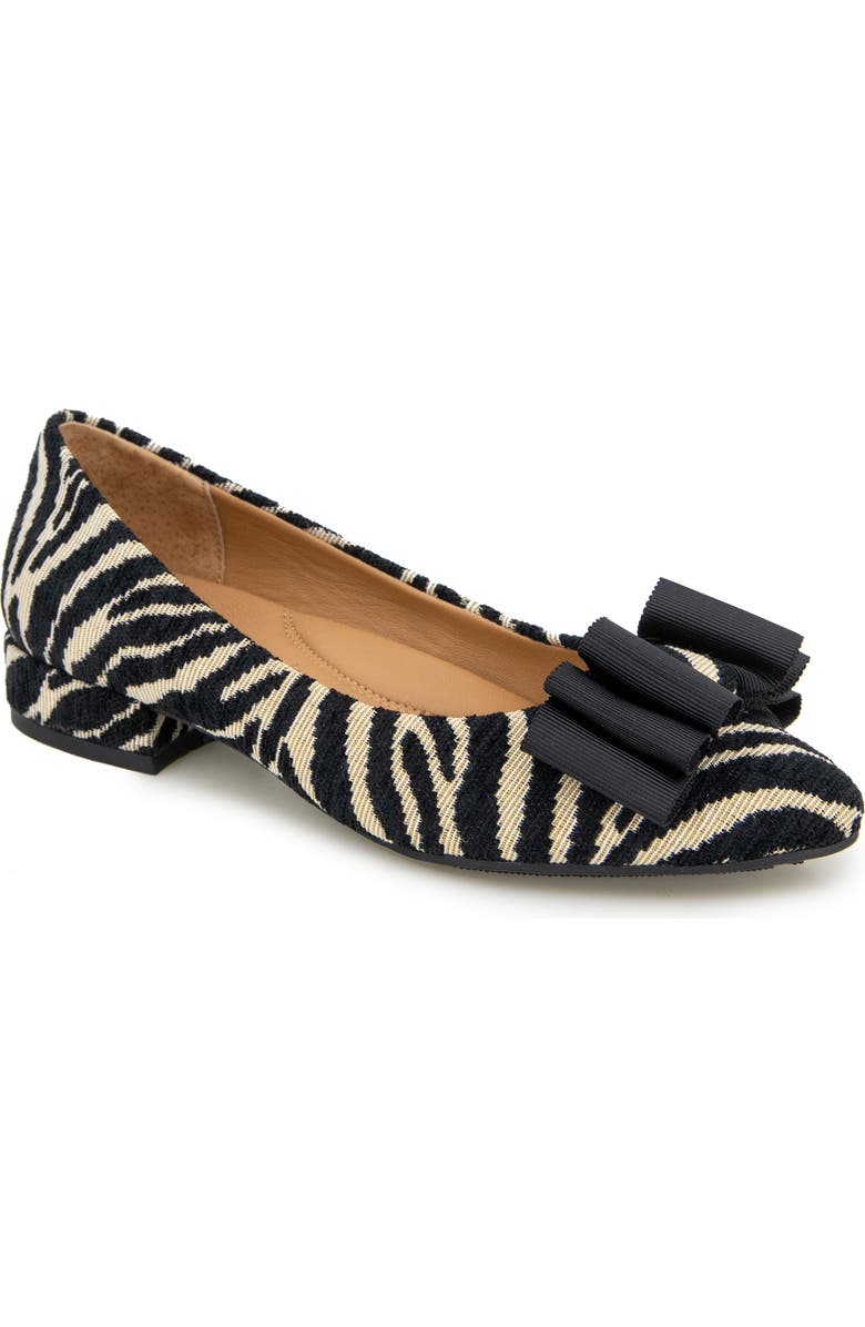 Gentle Souls Atlas Pump, Main, color, Natural Zebra