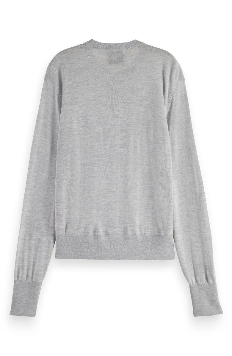 Scotch & Soda Jacquard Trim Cardigan, Alternate, color,