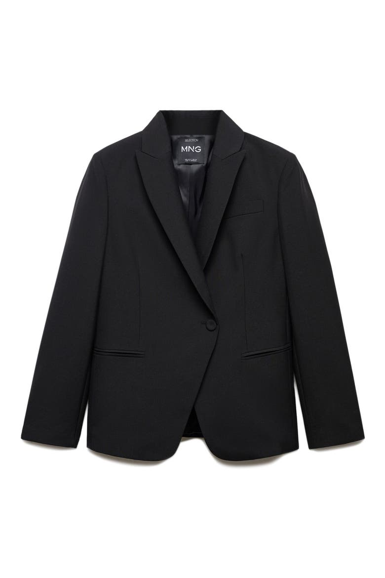 Regular Fit Suit Blazer, Alternate, color, BLACK