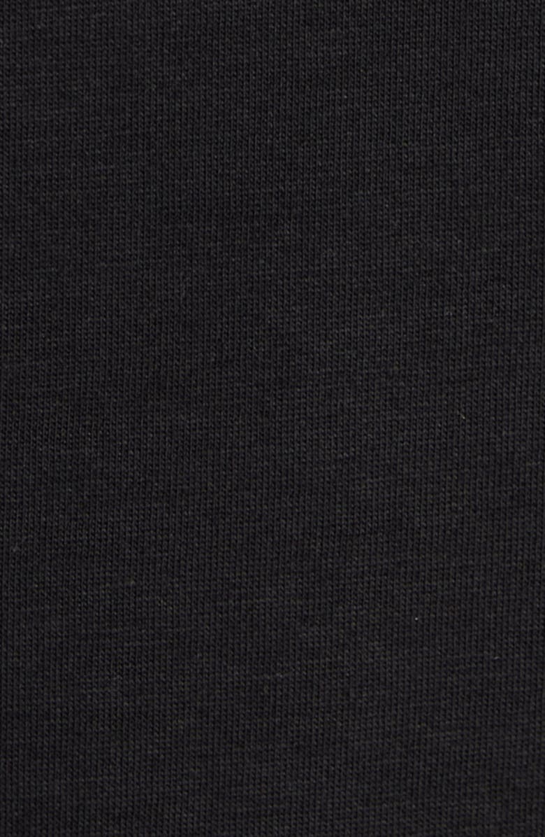 Moncler Mixed Media Jacket, Alternate, color, Black