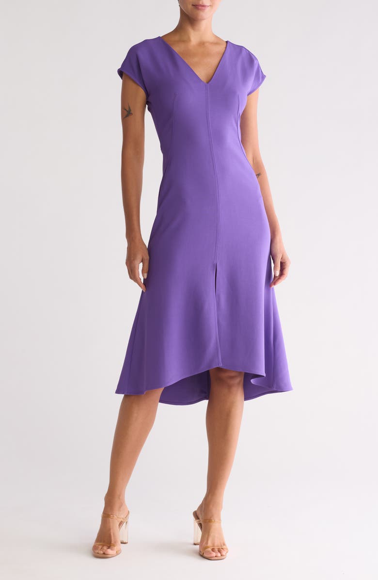 Equipment Livia Cap Sleeve Midi Dress, Main, color, 