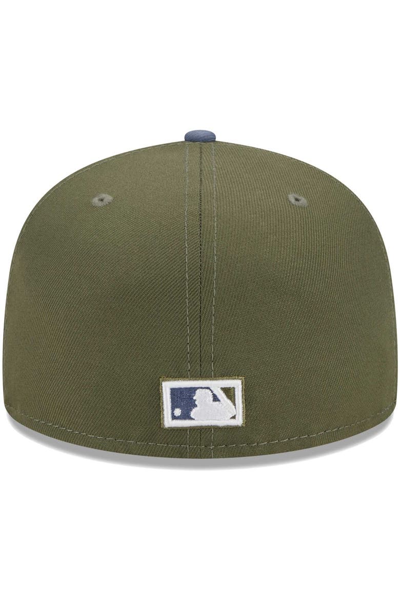 Men's New Era Olive/Blue San Francisco Giants 59FIFTY Fitted Hat, Alternate, color, Olive