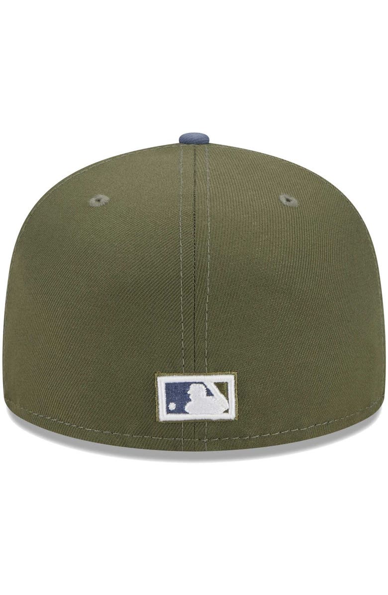 New Era Men's New Era Olive/Blue San Francisco Giants 59FIFTY Fitted Hat, Alternate, color, 