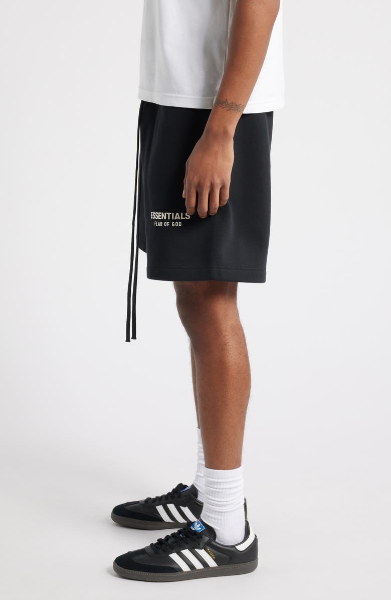 Fear of God Essentials Classic Cotton Blend Fleece Soccer Sweat Shorts, Alternate, color, 
