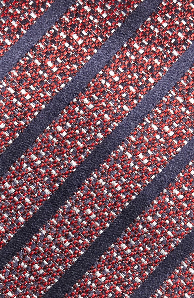 ZEGNA Ermenegildo Zegna Stripe Silk Tie, Alternate, color,