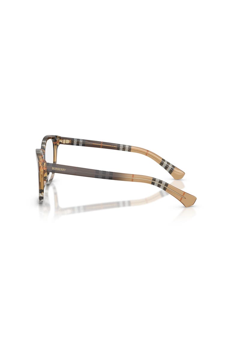 52mm Cat Eye optical glasses, Alternate, color, Brown