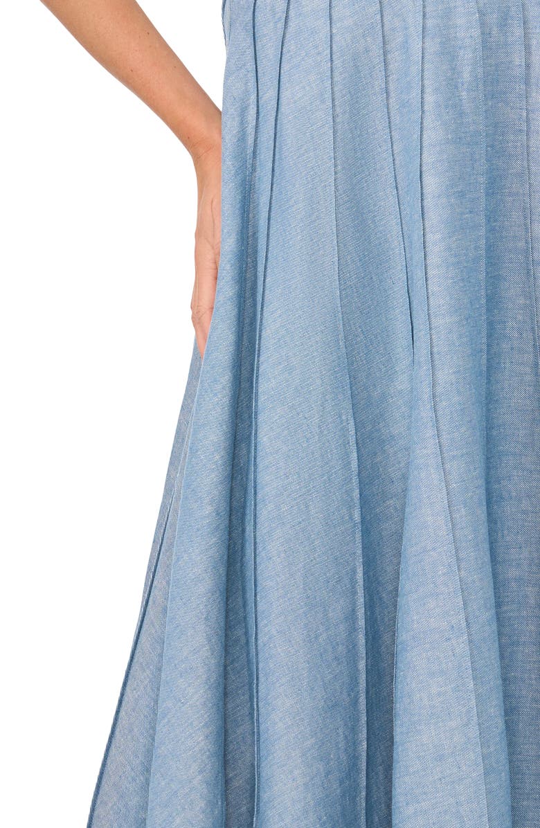Halogen<sup>®</sup> Pintuck Panel Midi Skirt, Alternate, color,
