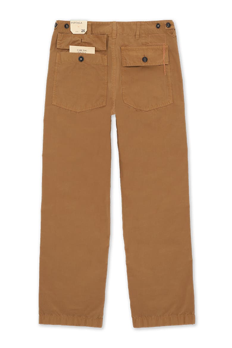 Newfatigue Canvas Parachute Fatigue Trousers, Alternate, color, CACAO