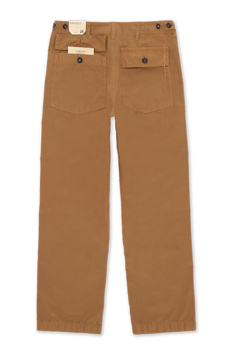 Fortela Newfatigue Canvas Parachute Fatigue Trousers, Alternate, color, Cacao