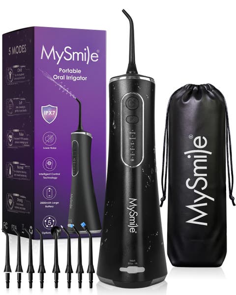LP211 Cordless Water Flossers for Teeth, 260ML Reservoir, 5 Cleaning Modes, 8 Jet Tips