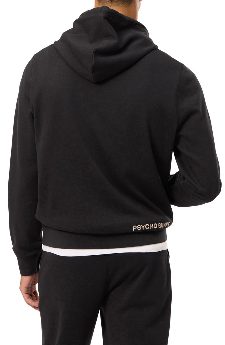 Psycho Bunny James Logo Hoodie, Alternate, color, 