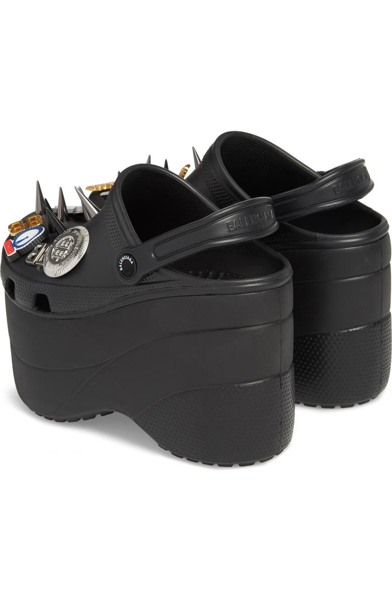 Balenciaga Foam Embellished Platform Clog, Alternate, color,