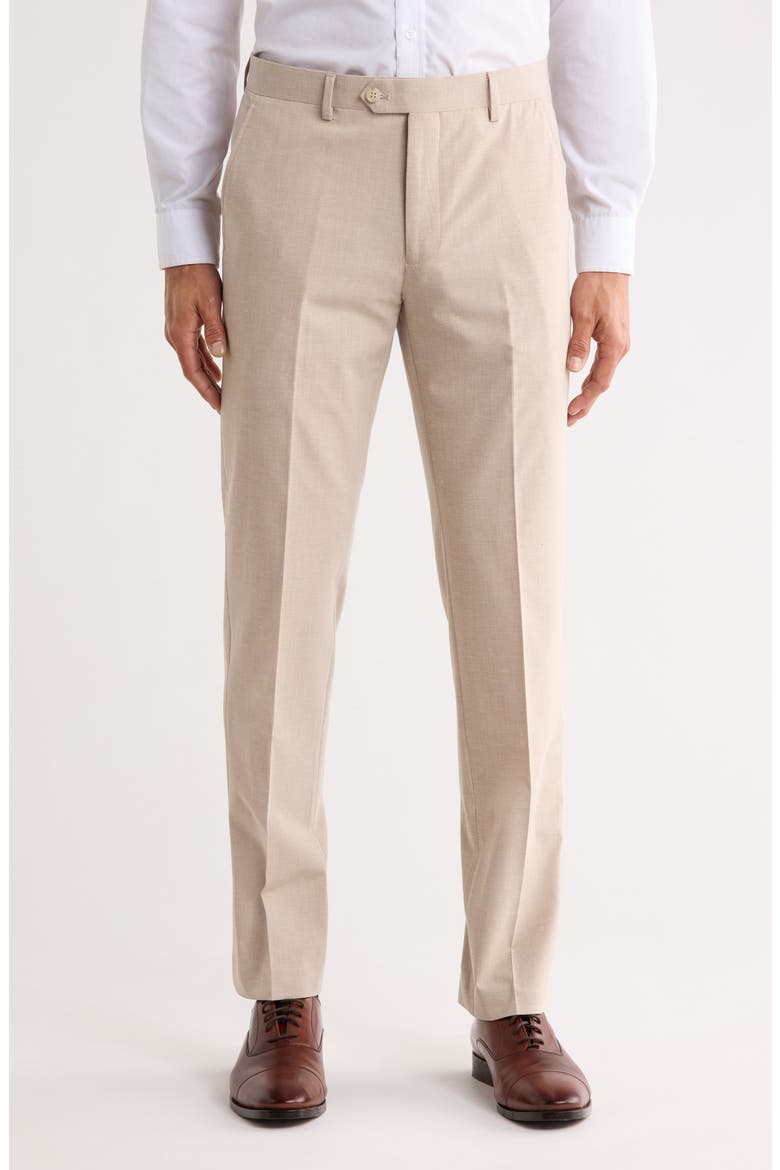Trim Fit Pants, Main, color, TAN