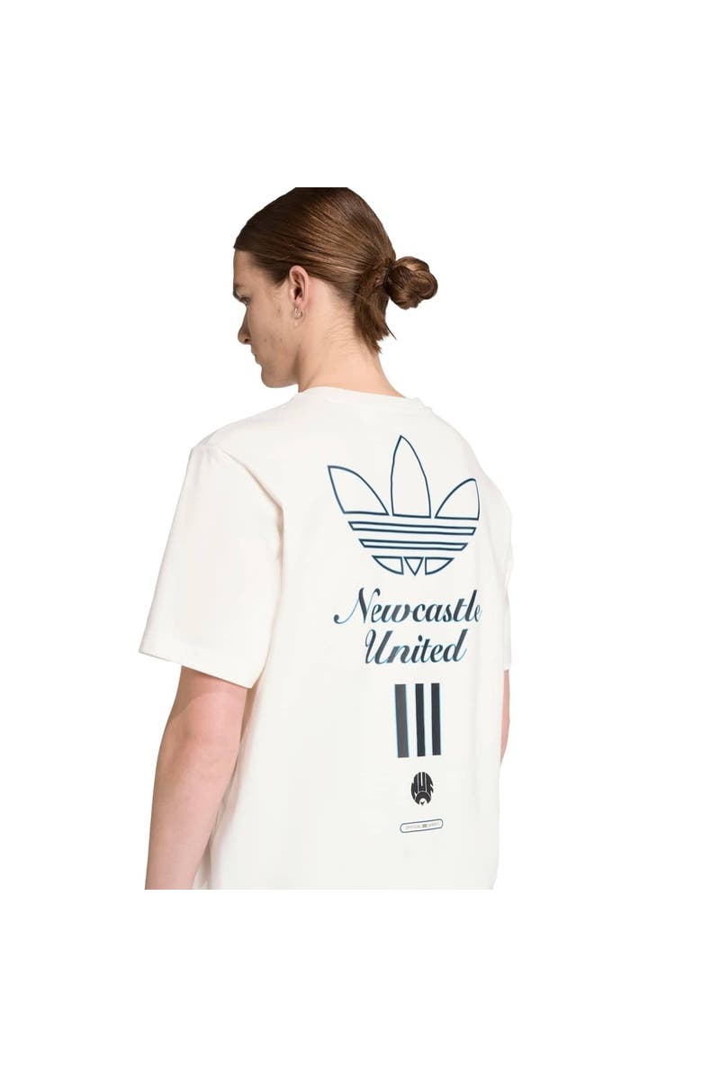 adidas Men's adidas Cream Newcastle United Terrace Icons Collection Graphic T-Shirt, Alternate, color, 