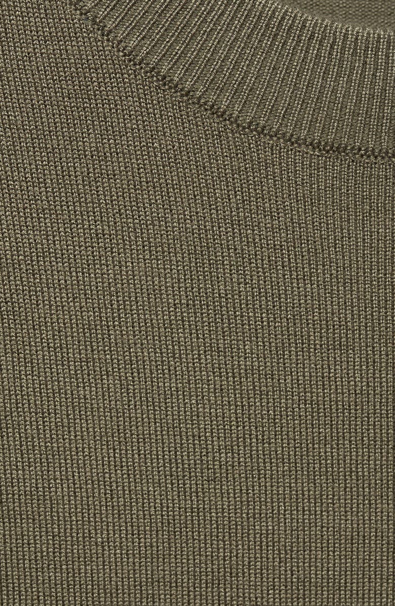 MANGO Short Sleeve Sweater, Alternate, color,