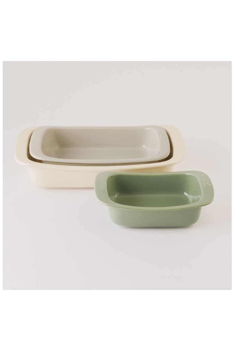 3-Piece Ceramic Bakeware Set, Alternate, color, MULTICOLOR