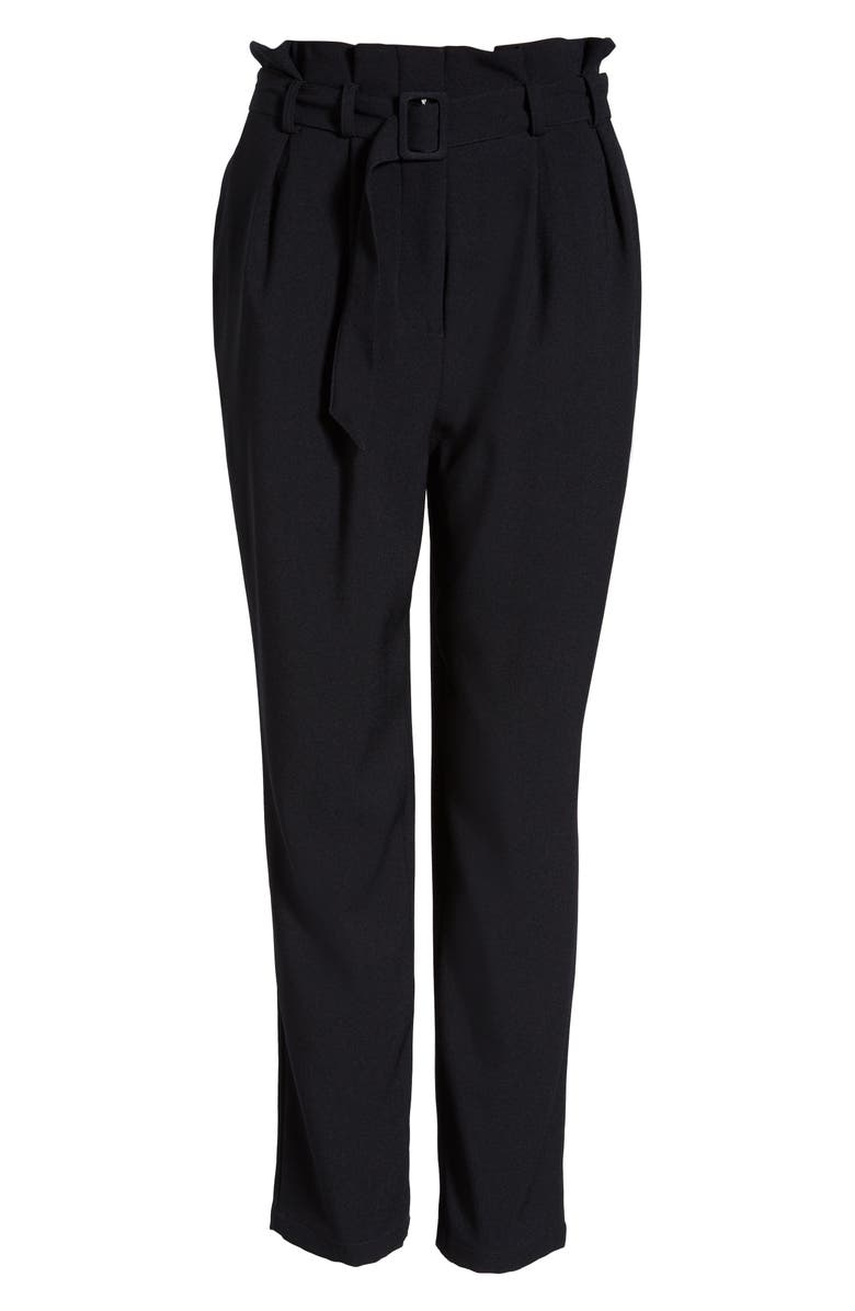 The Fifth Label Chemistry Paperbag Waist Crop Pants, Alternate, color, 