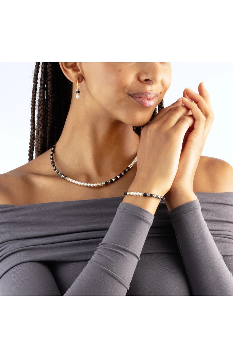 COEUR DE LION Precious Fusion Offset Necklace, Alternate, color, Pearl