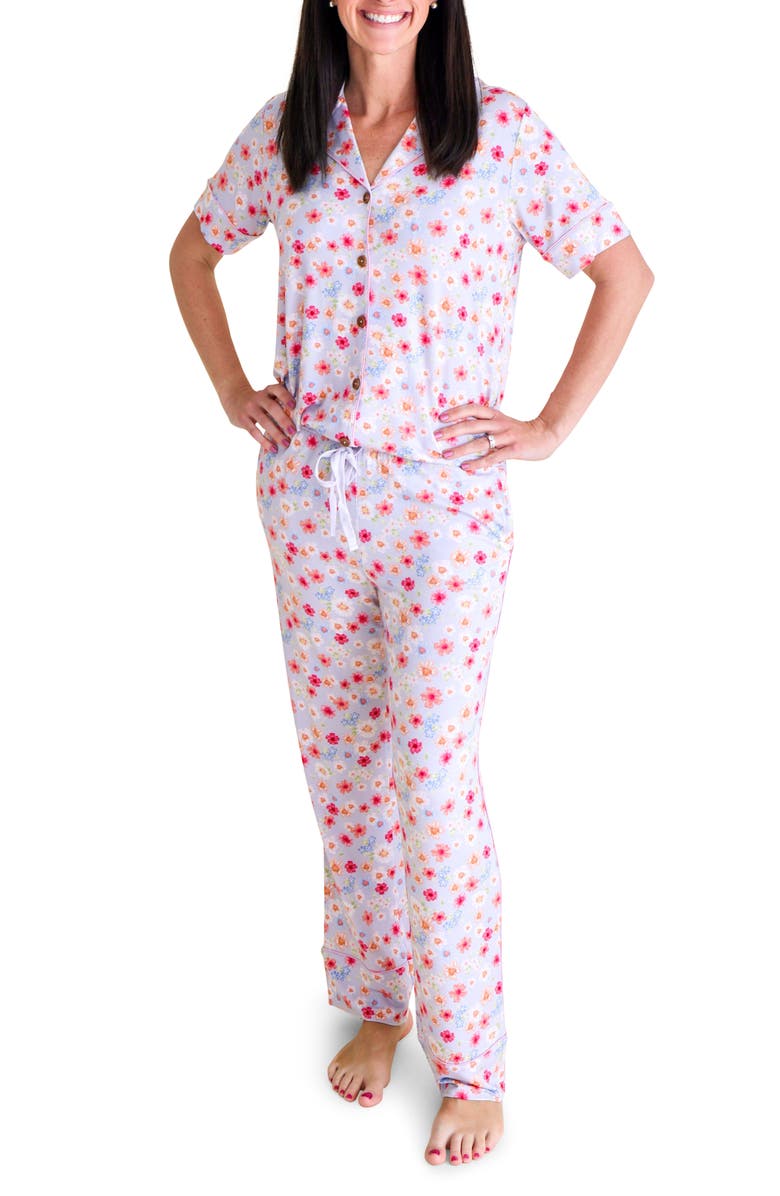 Posh Peanut Carissa Floral Pajama Set, Main, color,