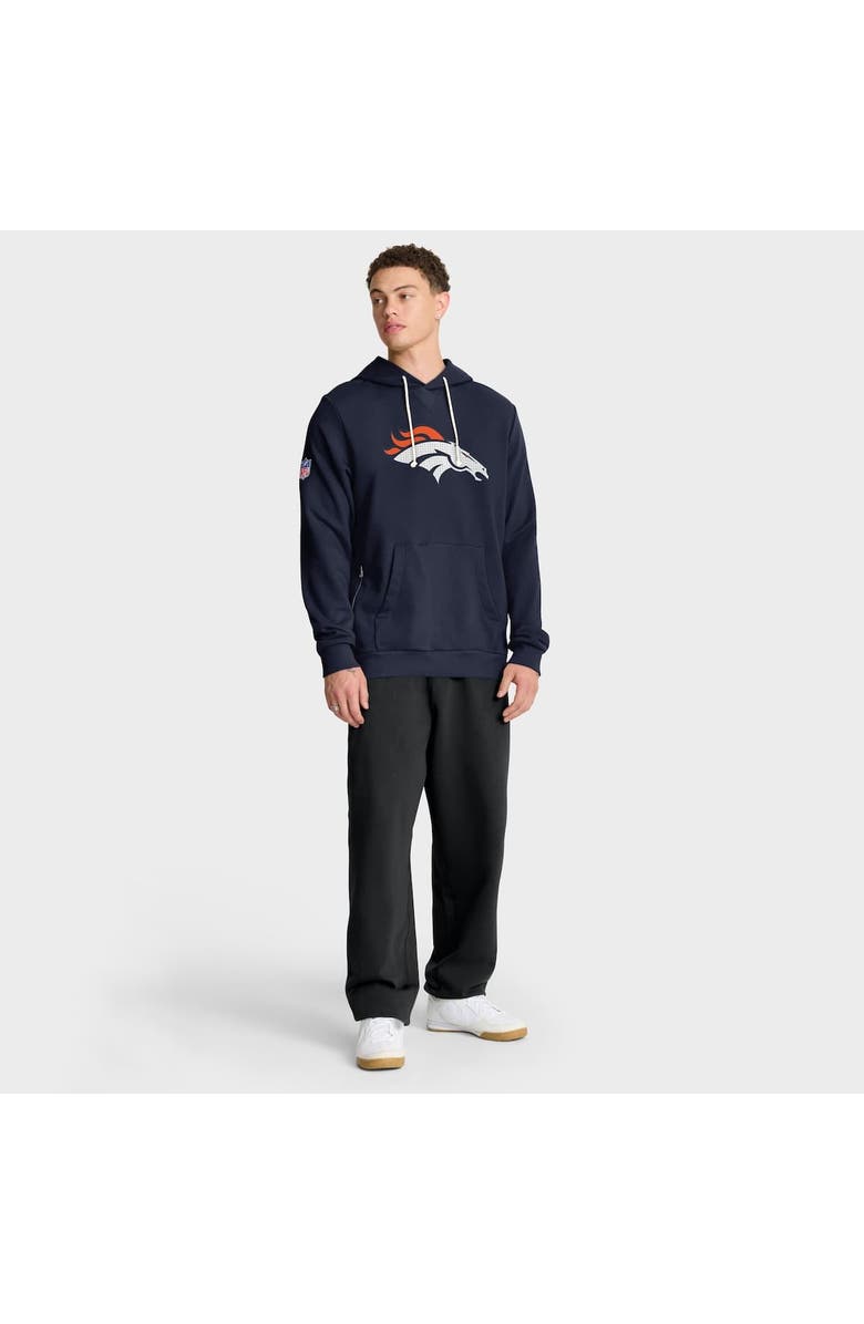 Nike Men's Nike Navy Denver Broncos Sideline Standard Issue Initial Home Dri-FIT Hoodie, Alternate, color, Navy