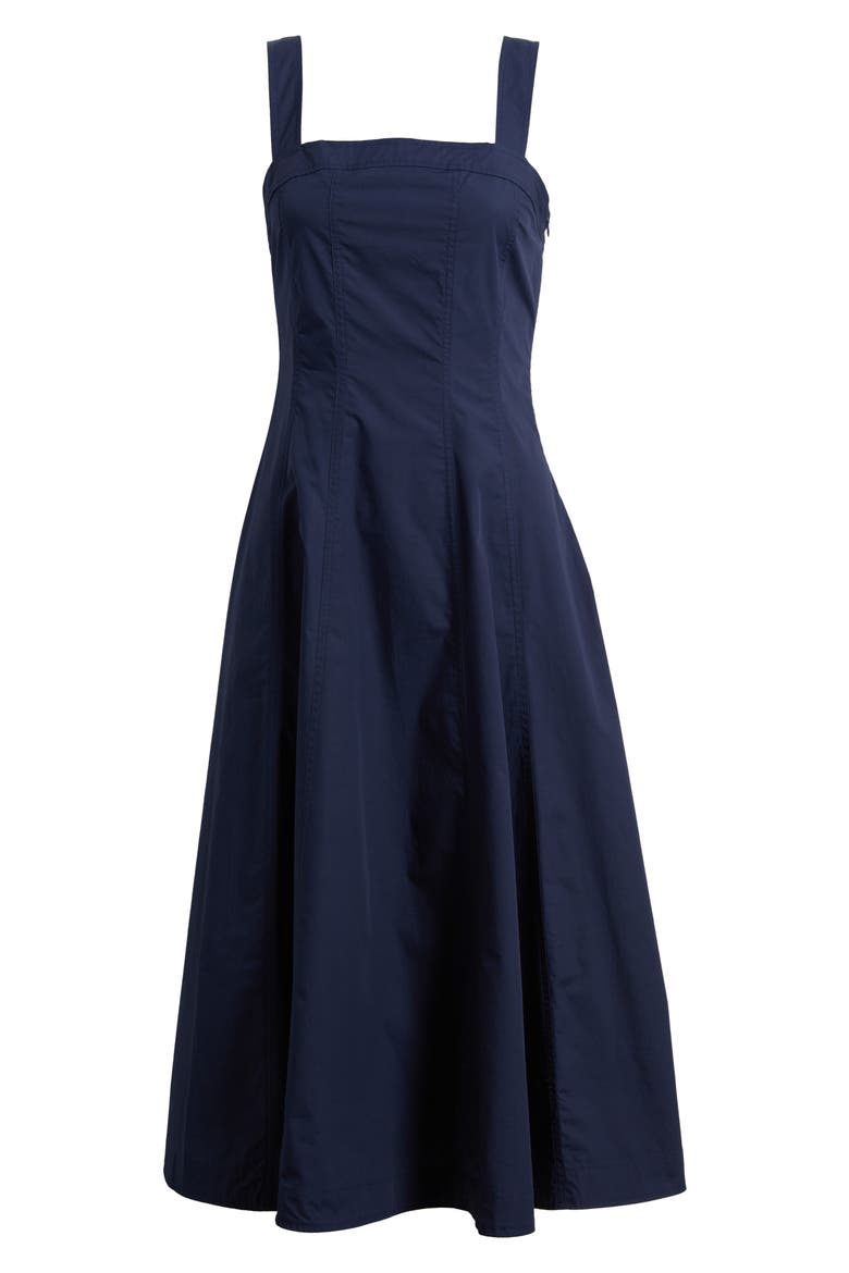 Alfreda Fit & Flare Midi Dress, Alternate, color, BLEU MARINE