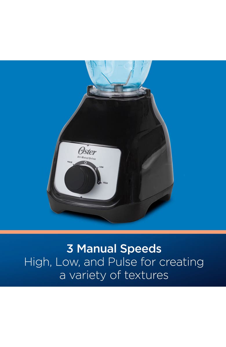 OSTER 3 Speed Classic 6 Cup Blender, Alternate, color, Black