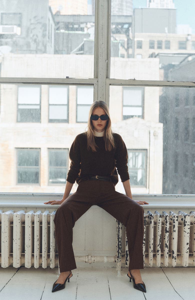 MANGO Crewneck Sweater, Alternate, color,