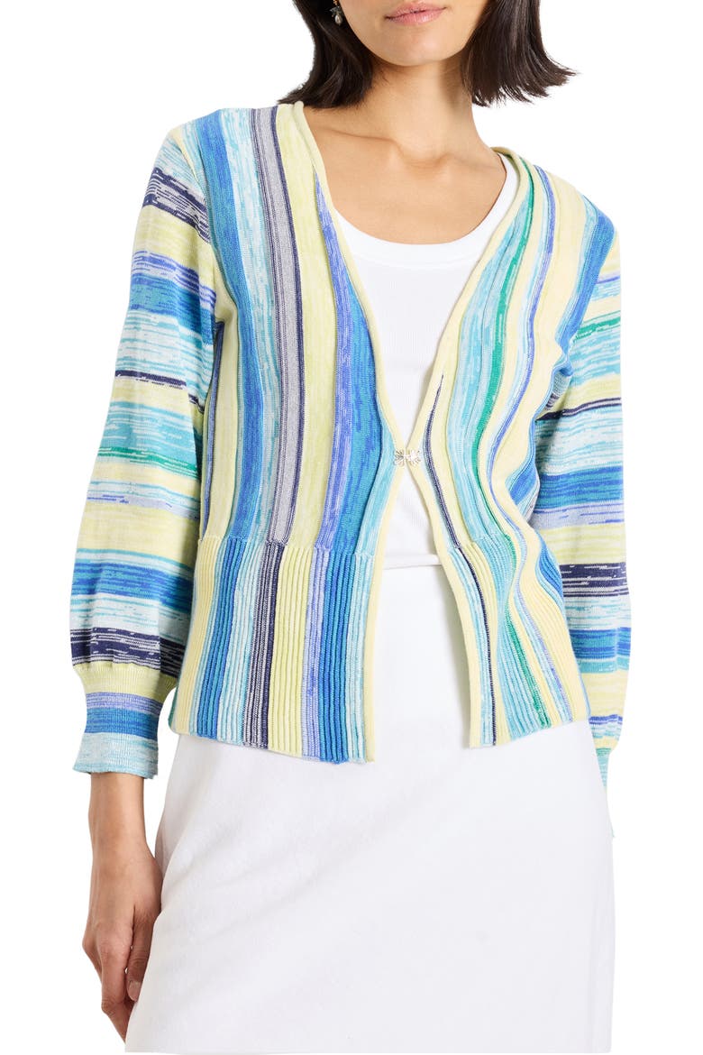Coast Crush Cardigan, Main, color, BLUE MULTI