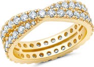 Crislu Grace Cubic Zirconia Eternity Ring