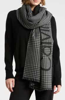 Houndstooth Logo Blanket Scarf
