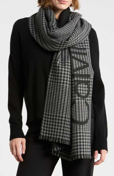 Houndstooth Logo Blanket Scarf