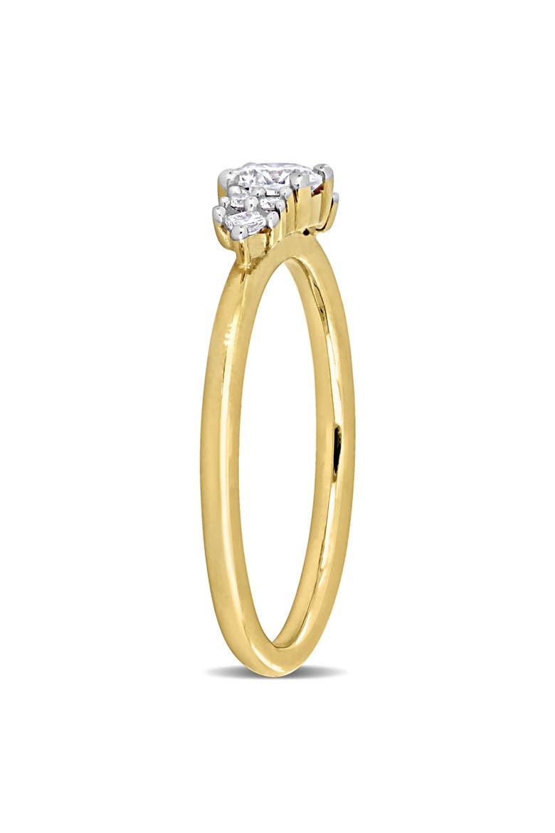 Diamond Cluster Ring 14k Yellow Gold, Alternate, color, 14k Yellow Gold