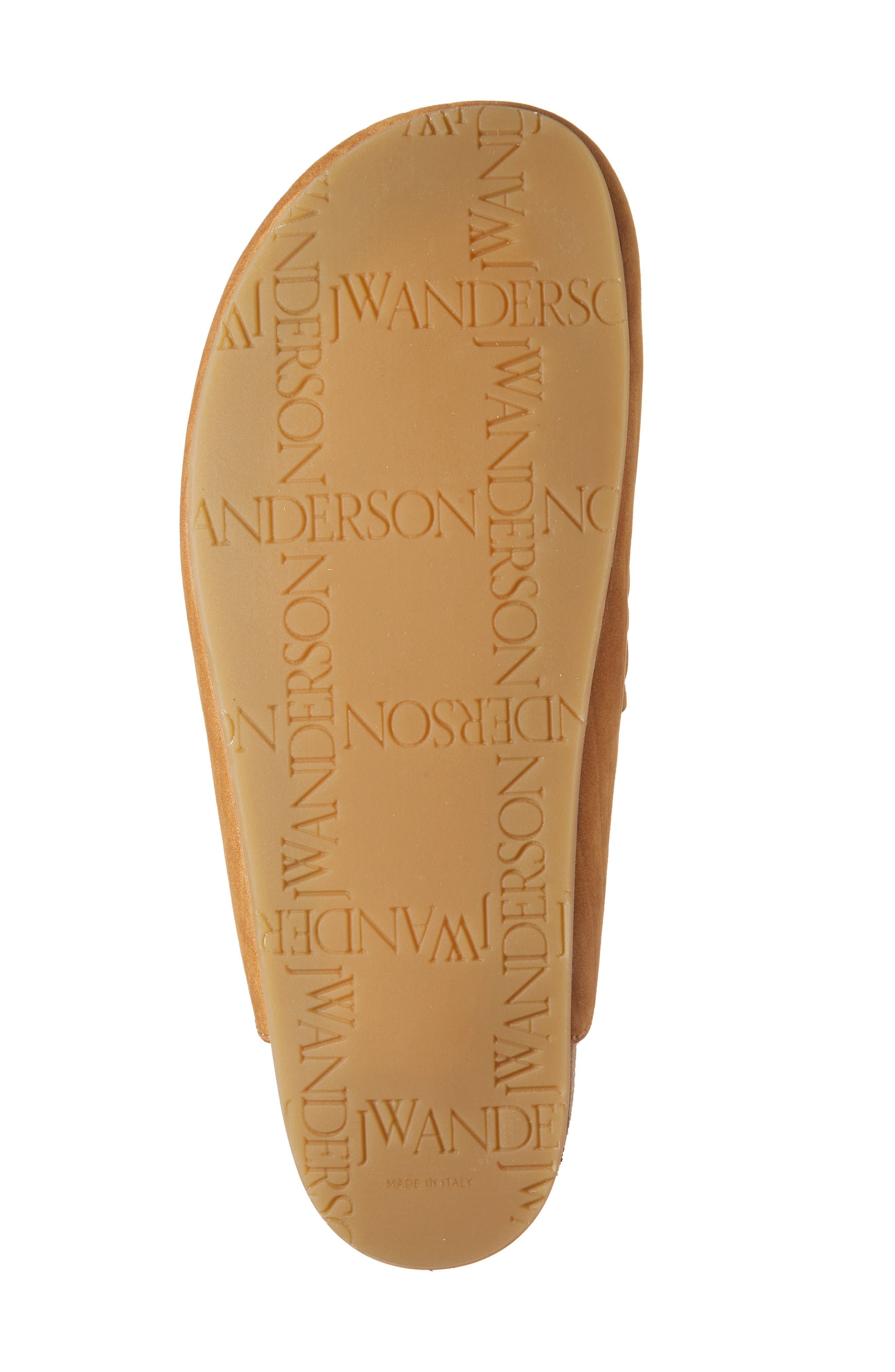 JW Anderson Stitch Penny Loafer Mule, Alternate, color, Carmel 604