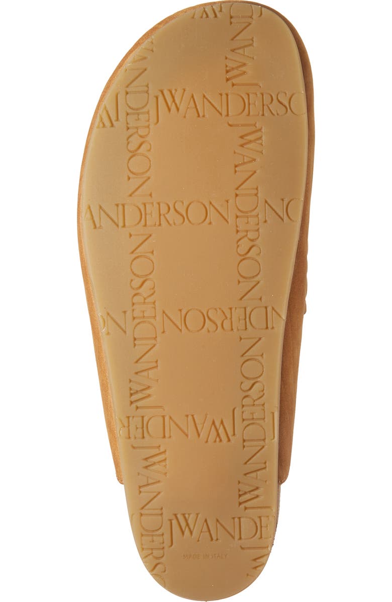 JW Anderson Stitch Penny Loafer Mule, Alternate, color, Carmel 604