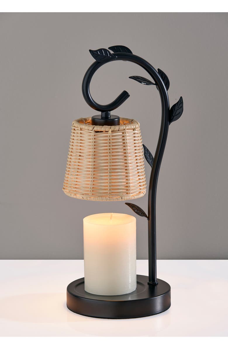 ADESSO LIGHTING Ivy Candle Warmer Lamp, Alternate, color, Black