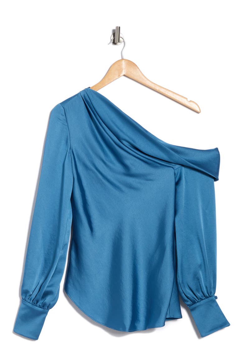 Alice One-Shoulder Top, Alternate, color, CELESTIAL