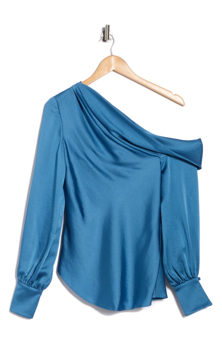 Simkhai Alice One-Shoulder Top, Main, color, Celestial