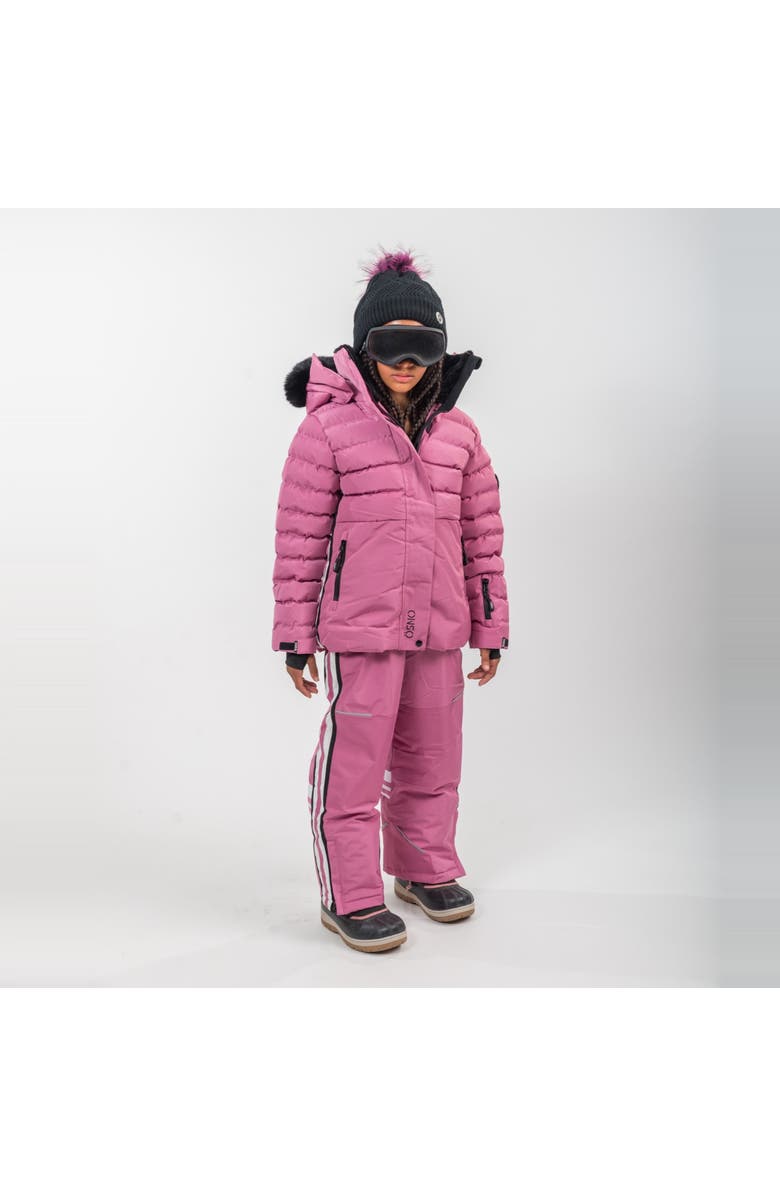 ÖSNO Willy Luxury Snowsuit Trendy, Alternate, color, Black Fur