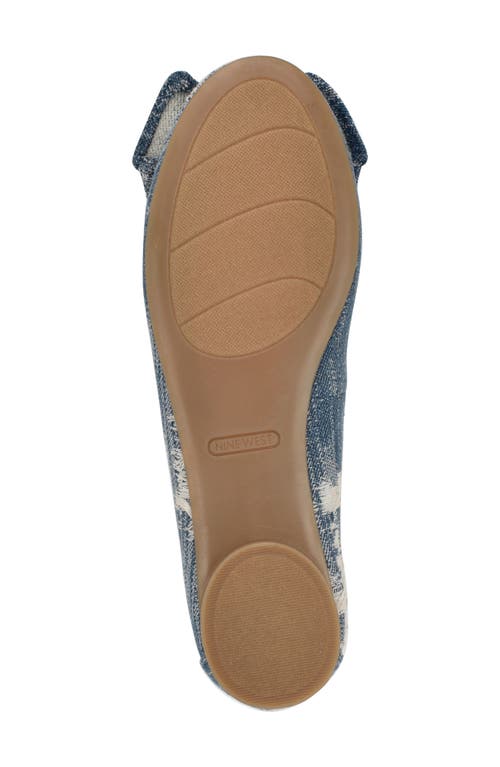 Nine West Women's Veronika Slip-on Casual Ballet Flats In Dark Blue