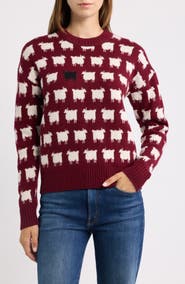 ROWING BLAZERS Sheep Wool Crewneck Sweater