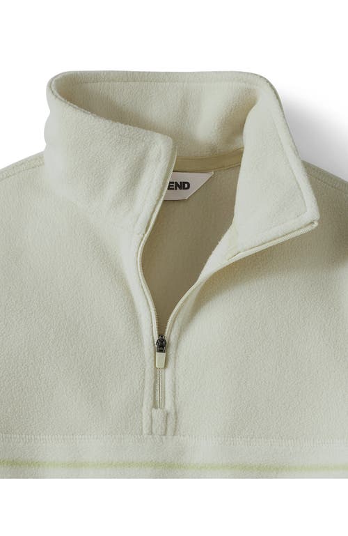 Lands' End Anyweather Fleece Quarter Zip Pullover In Multi